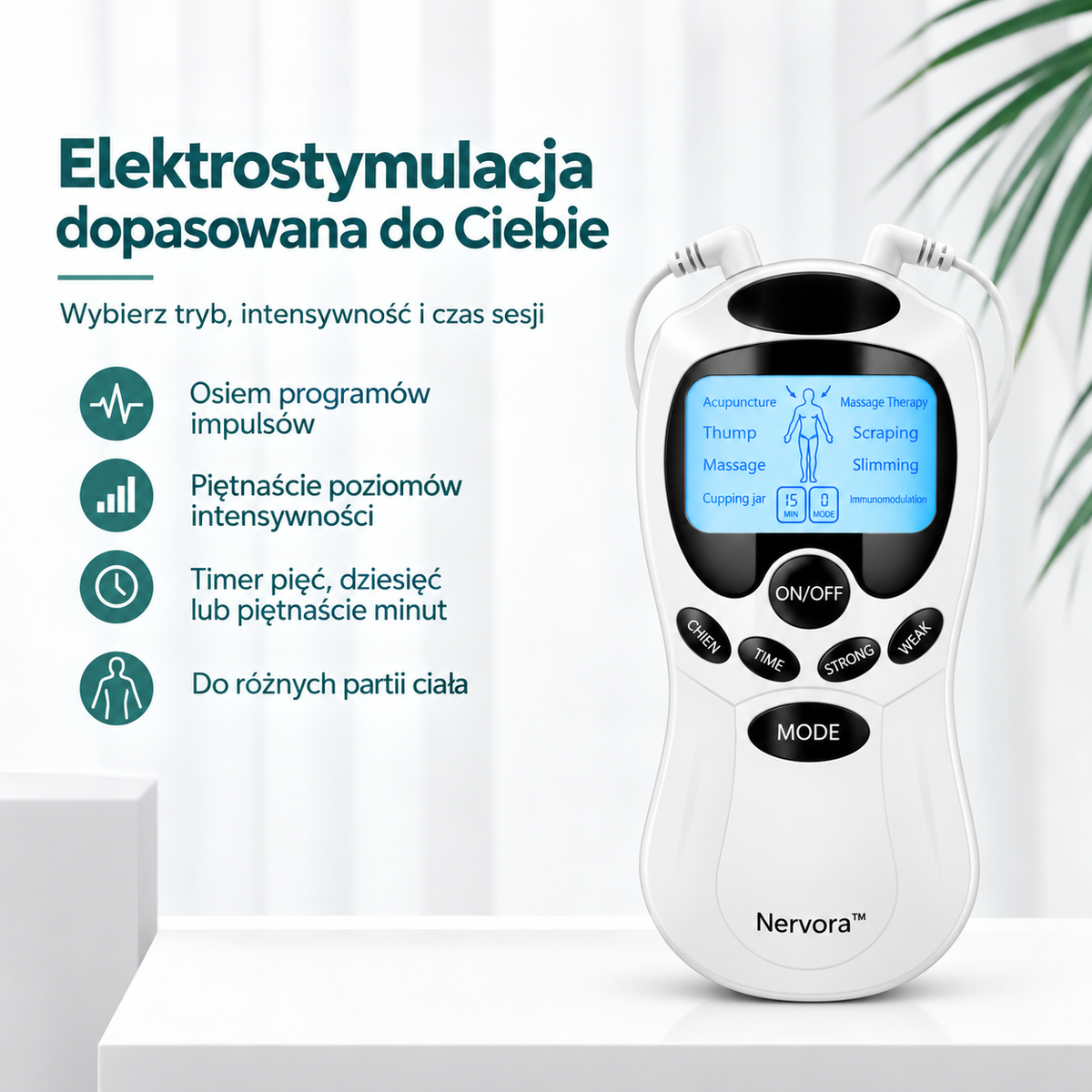 Nervora™ — Elektrostymulator Mięśni